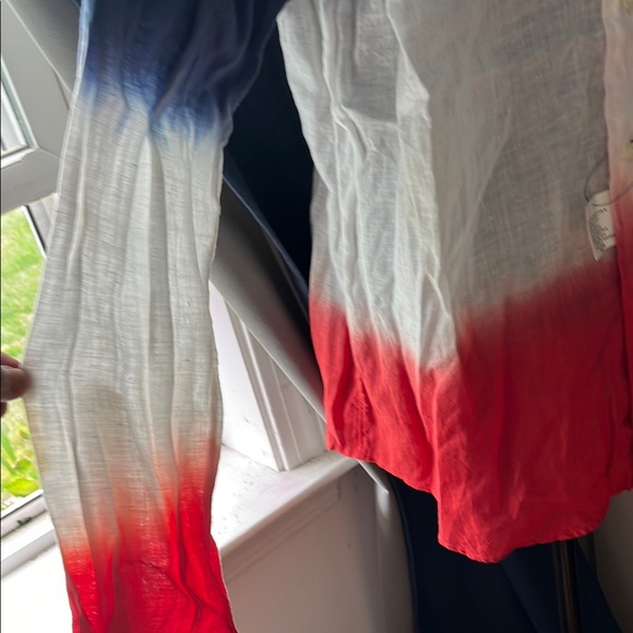 Polo by Ralph Lauren Blue and Red Casual Button Down Shirt - Picture 7 of 12